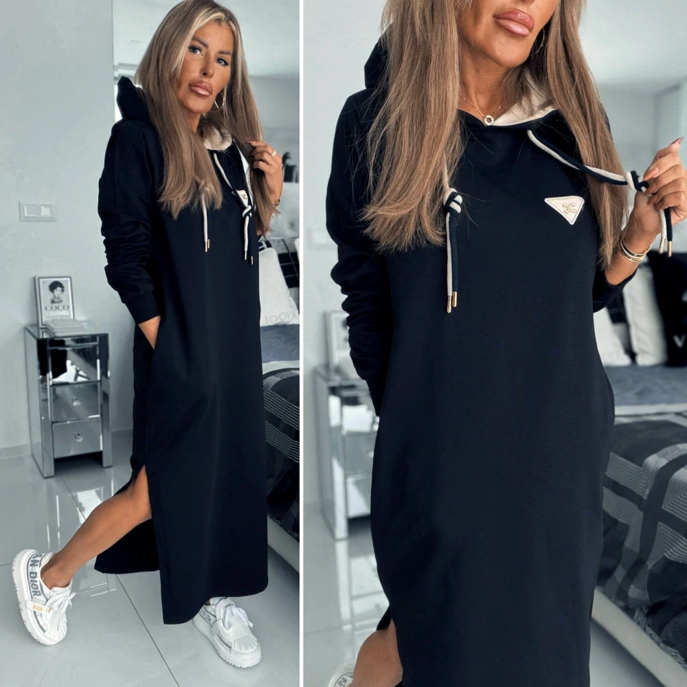 Dámská mikinová šatovka TROJÚHELNÍK