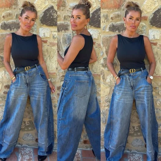 Dámské džíny BARREL JEANS
