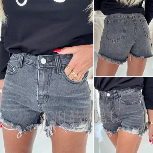 Dámské jeans kraťasy trhané SUMMER
