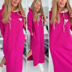 Dámská mikinová šatovka TROJÚHELNÍK