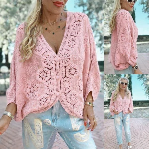 Dámský háčkovaný cardigan MILENA