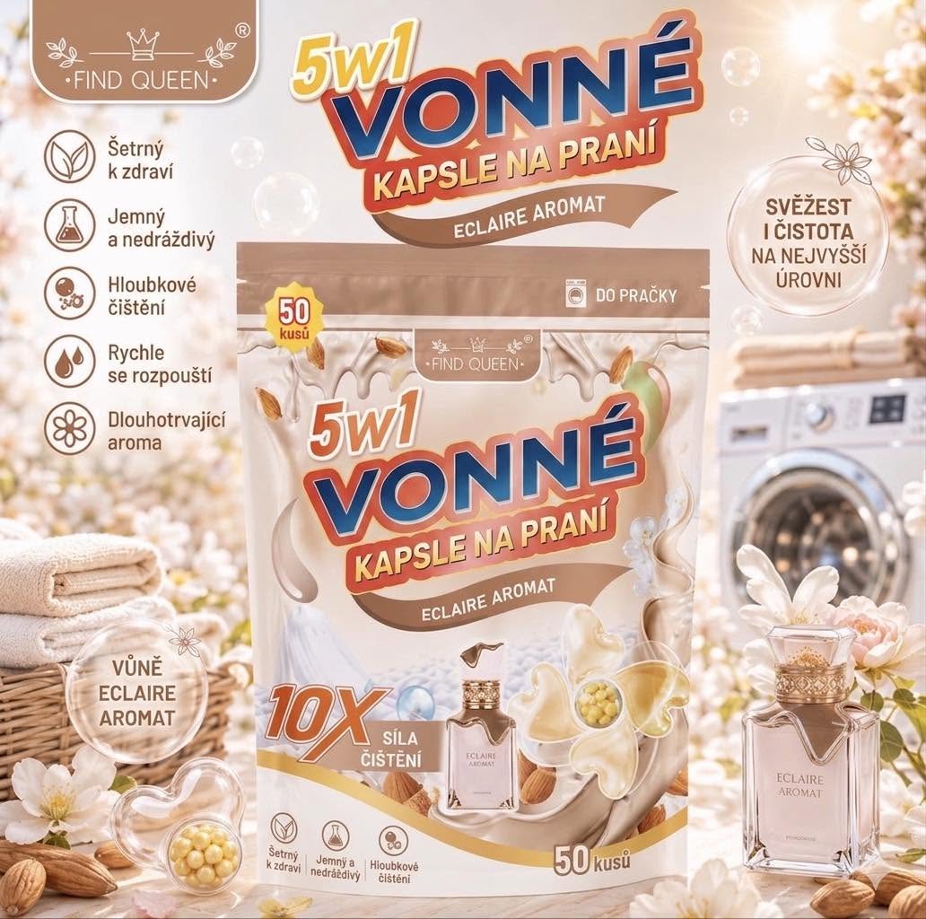 PARFÉMOVANÉ PRACÍ KAPSLE – ECLAIRE AROMAT 50 kusů