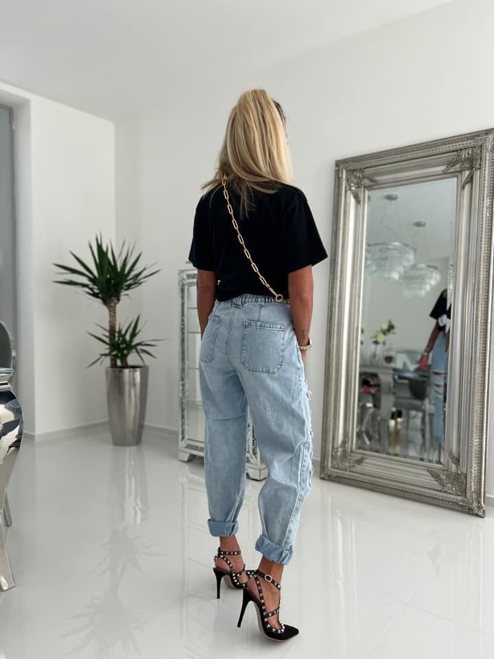 Dámské trhané džíny BOYFRIEND 