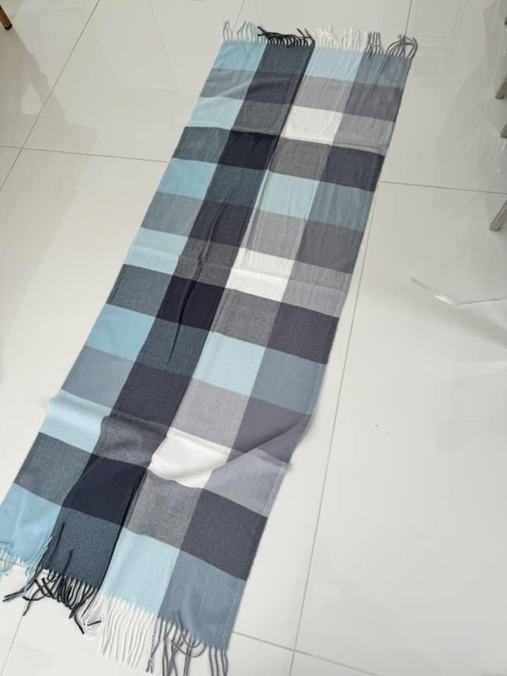 Dámský velký teplý šál KOSTKY