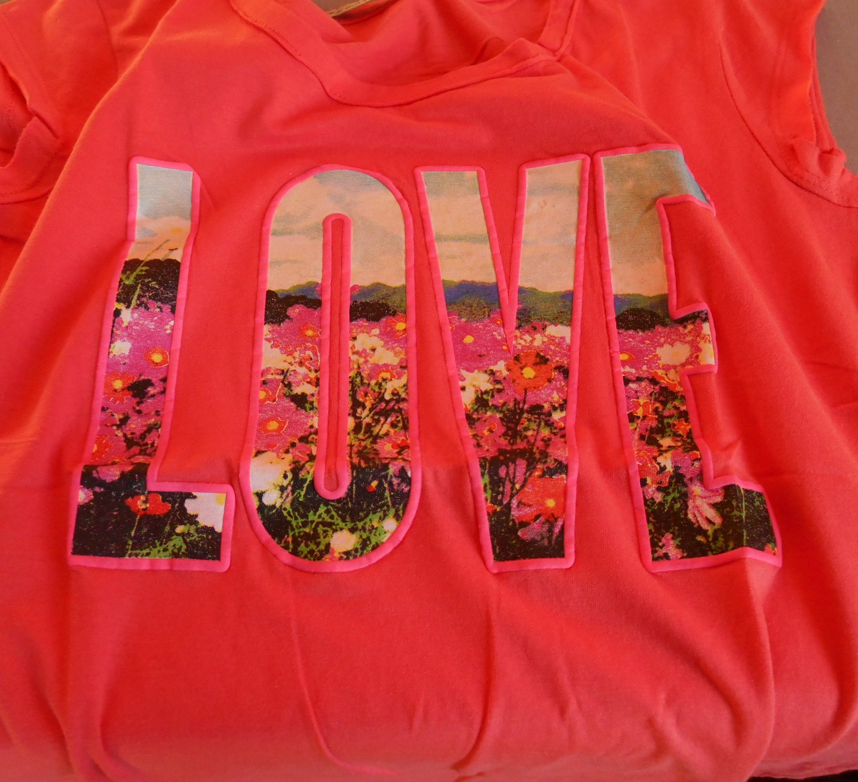 Dámské triko LOVE orange 