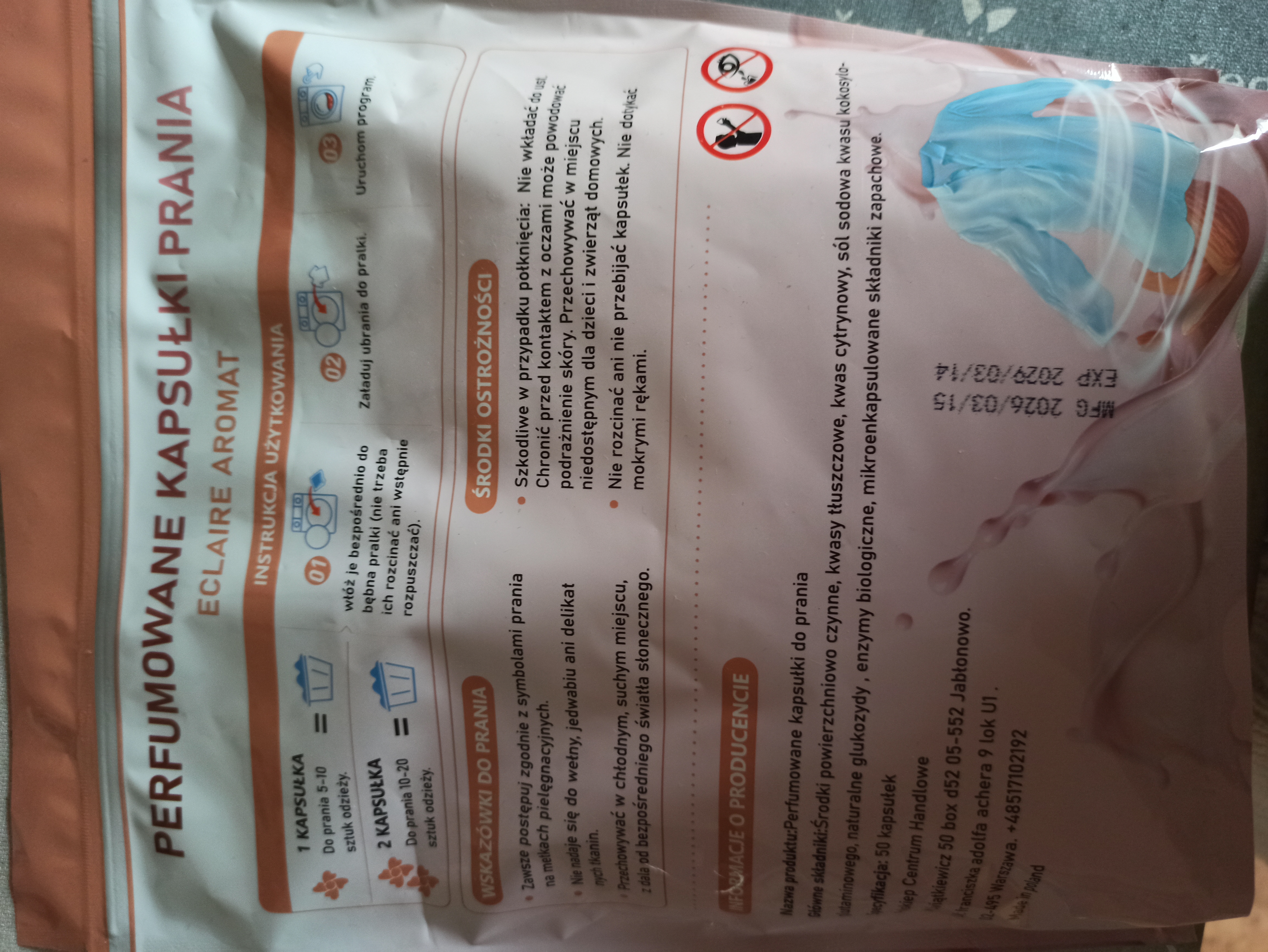 PARFÉMOVANÉ PRACÍ KAPSLE – ECLAIRE AROMAT 50 kusů