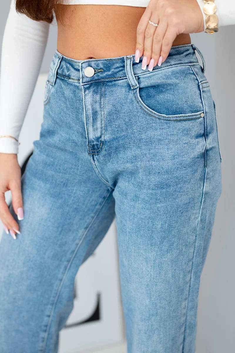 Dámské džínové kalhoty WIDE LEG