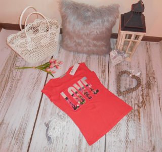 Dámské triko LOVE orange 